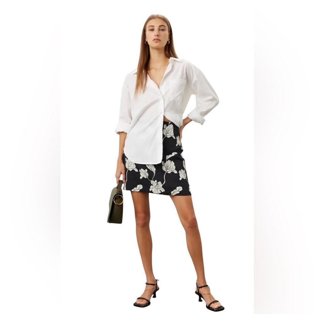 Adam Lippes Floral Pencil Skirt Size 10